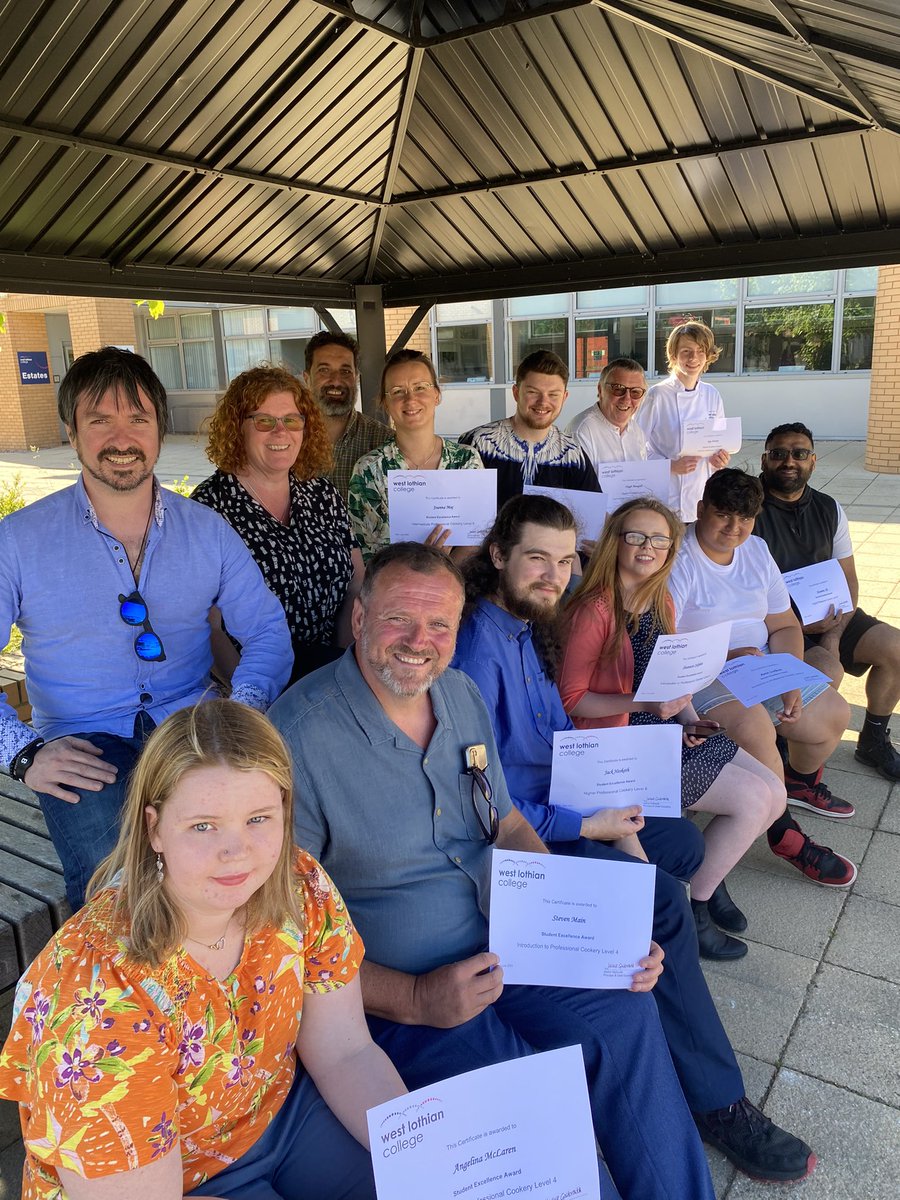PDevonshire3's tweet photo. A massive congratulations to all our Professional cookery students who have been recognised for their achievements this year. We look forward to welcoming them all back next academic year. @WestLoCollege https://t.co/dfqw7EBu44