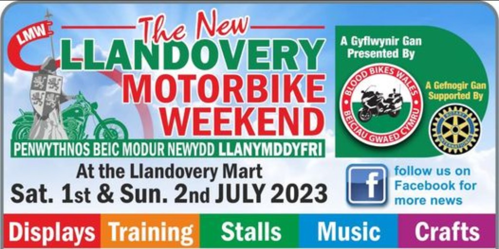 A HUGE THANK YOU ! to Martin and Gareth from Station Motors MOT Centre #Llandeilo for agreeing to be our ⭐️Main Show Sponsor⭐️ Your continued support is greatly appreciated. Thank you so much Diolch yn fawr 😊 #LlandoveryMotorbikeWeekend #BloodBikesWales #ItsWhatWeDo