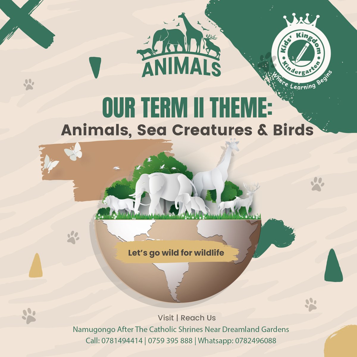 KidsKingdom_'s tweet photo. 📣 Exciting news from Kids Kingdom Kindergarten! 🎉👦👧

🌊 Get ready to dive into a world of wonder as our term two theme is "Animals, Sea Creatures, and Birds"! 🦁🐬🐦

#KidsKingdomKindergarten #TermTwo #Animals #SeaCreatures #Birds #Education #LearningJourney https://t.co/2V8kN3U8WE