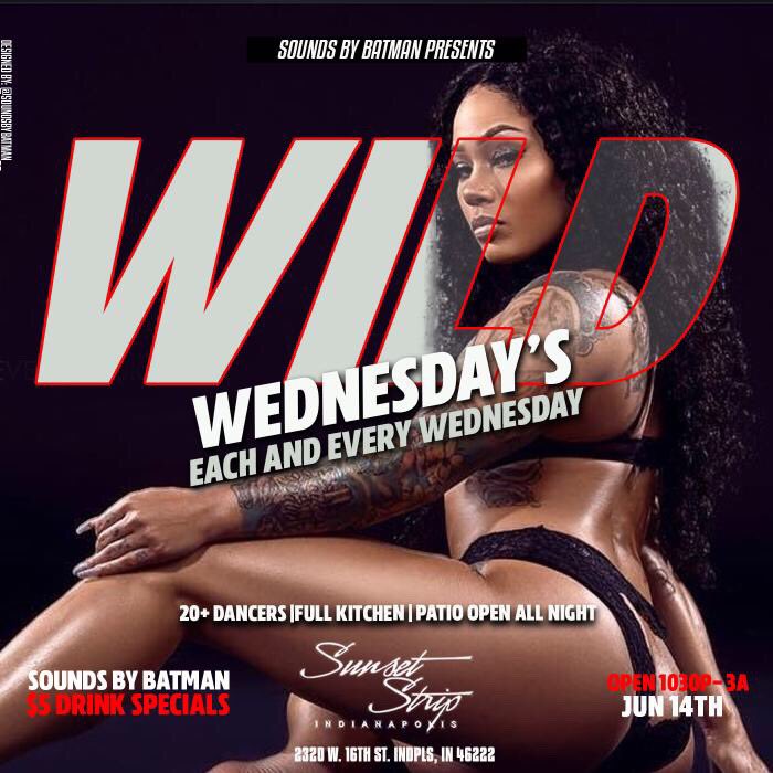 SunsetStrip317's tweet photo. Wild Wednesdays at the Set!!
Doors opens at 1030p with SoundsByBatman
20+ Dancers | Full Kitchen | Drink Specials
@sunsetstrip317
#indypride #indy #naptown https://t.co/lZigPH49vr