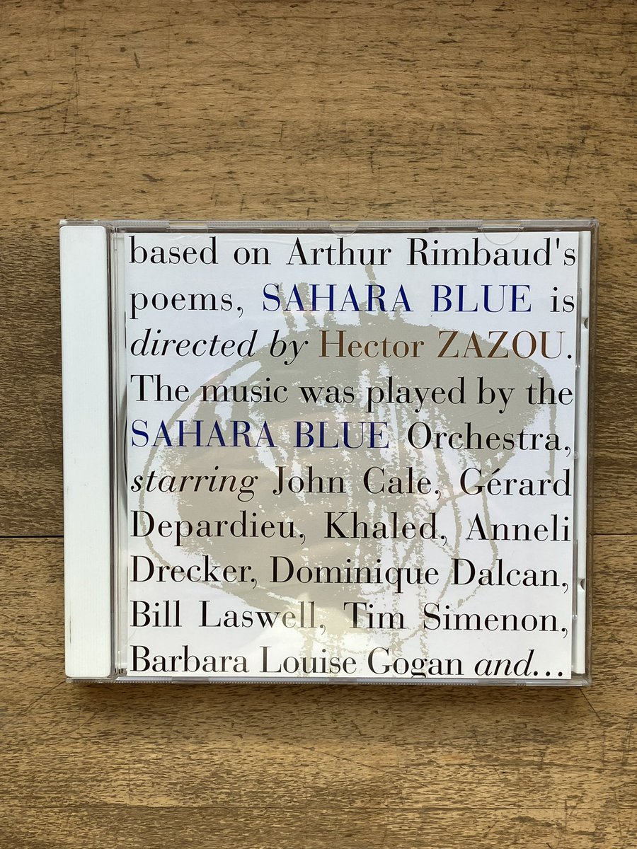 caomanoriega's tweet photo. Confluencias. Música y poesía.

Sahara Blue, de Hector Zazou, es una joya musical hilvanada orquestalmente con los poemas de Arthur Rimbaud.
 
https://t.co/DURV3pMmPu 

#confluencias #música #poesía #arthurrimbaud #hectorzazou #gerarddepardieu #johncale #annelidrecker https://t.co/3FsSPHl135