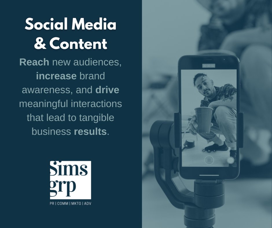 TheSimsGrp's tweet photo. 📢 Take control of your brand's messaging and captivate 🎯 your audience. 📈 Reach new audiences, increase brand awareness, and drive meaningful interactions that lead to tangible business results. 💼💥 Let’s get started. https://t.co/MJDPYA26Ef
.
.
#SocialMedia #ContentCreation https://t.co/8U0Su2OWJc