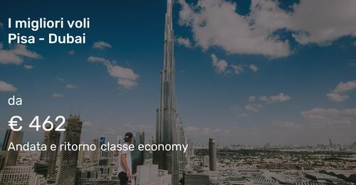 462€ VOLI DIRETTI per DUBAI
da PISA 2-11 #LUGLIO
voli.solofferte.com/flights/PSA020…
#EmiratiArabiUniti #dubai #emiratiarabi #pisa #toscana #livorno #firenze
#spiaggia #naamabay #island #isola #isole #milano #Lombardia #voli #biglietti #biglietto 
facebook.com/groups/solovol…