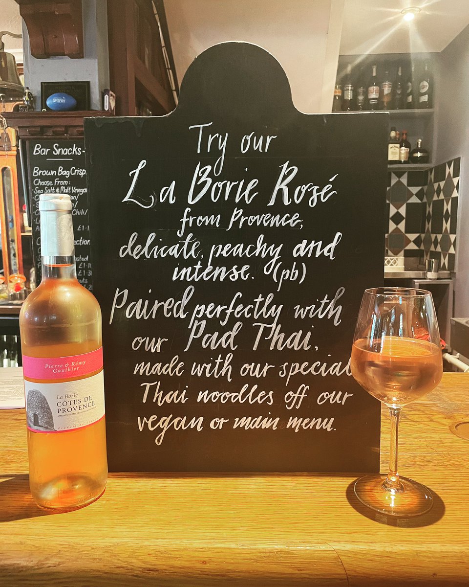 PrinceAlbertTW2's tweet photo. Try our delicious Provence Rosé: La Borie Rosé, with delicate and peachy notes and a dry taste #rosé #provencerosé #wine #pubs #twickenham https://t.co/d0giLZ0vNs
