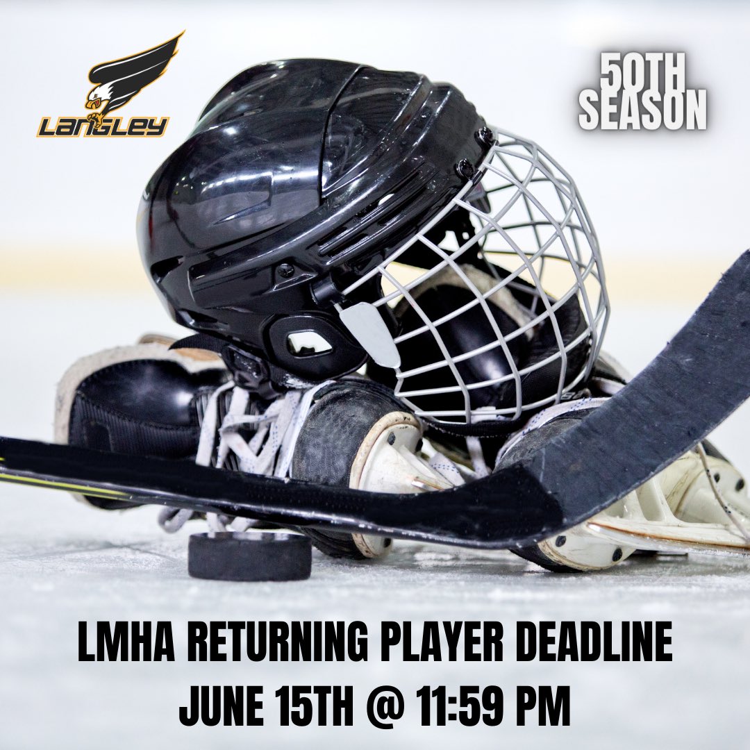 If you have not yet completed registration for the 2023-24 season, the DEADLINE for RETURNING player applications to avoid the $200.00 LATE FEE is Thursday, June 15th @ 11:59 pm.