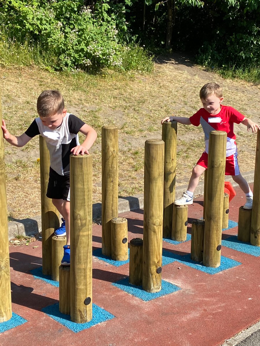 AitonPs's tweet photo. These 2 boys loved playing on our fantastic Trim Trail during their visit to school this morning. When the children start school in August they will have lots of opportunities to play here
#activechildren #transitionvisit #newPrimary1 https://t.co/ApoAVvNwxK