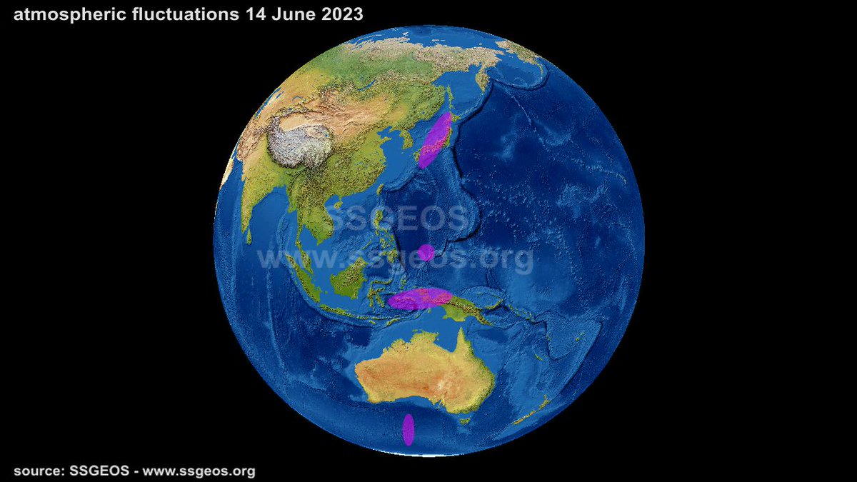 hogrbe's tweet photo. First significant fluctuations since 7 June. They follow on the convergence of planetary conjunctions yesterday. https://t.co/vBJIel2k84