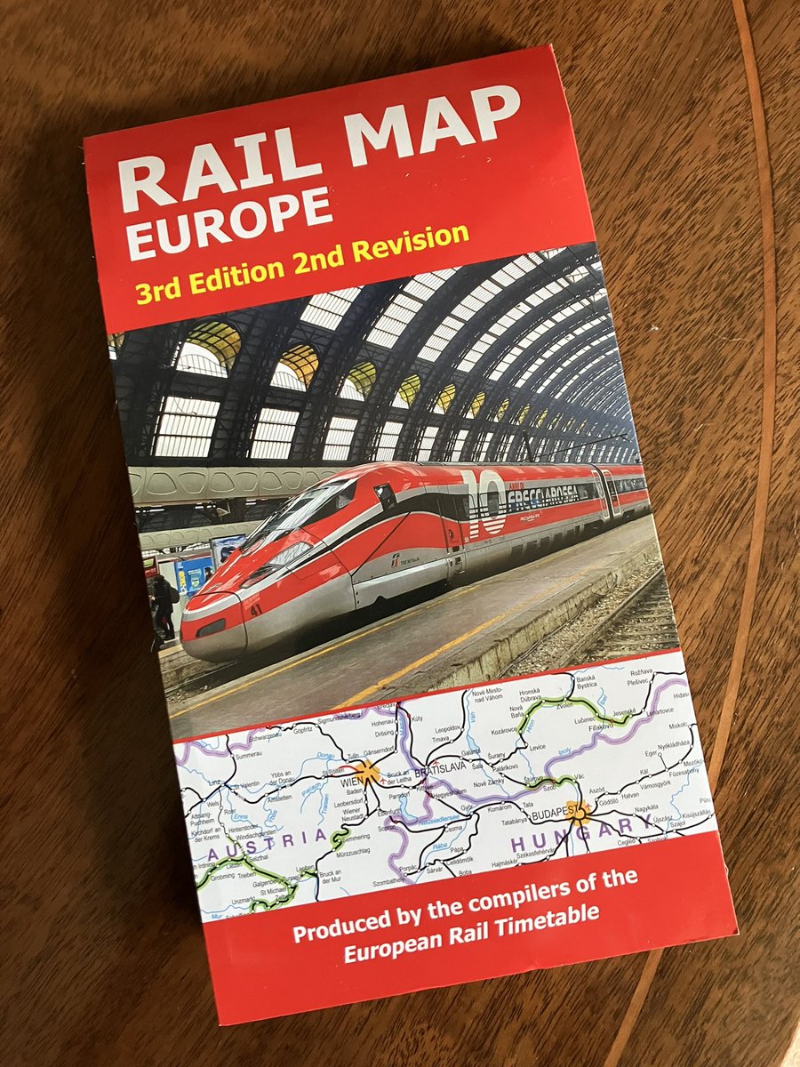 This just arrived, cue endless fantasy rail holidays!

One of the easiest low carbon changes we’ve made as a family over the past 5 years is going #flightfree 

Exploring everywhere you can get to in a day (longer where time permits) from #Stroud by train instead, & loving it
