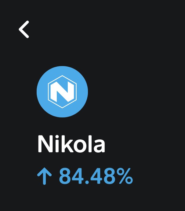 @nikolamotor $NkLA 84% next @canoo $goev