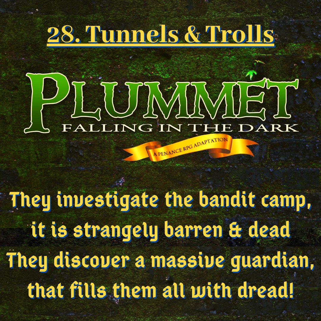 penancerpg.com/shows/t/Plumme…
They investigate the bandit camp, its strangely barren & dead
They discover a massive guardian, that fills them all with dread!
#IndieGames #AudioDrama #TableTop #RolePlay #podcast #ActualPlay #gaming #fantasy #Comedy #IndieRPG #HorrorStories #TTRPGs #RPGs