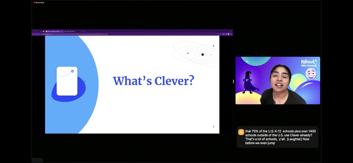 So excited to learn how to use @Kahoot with Clever. So helpful  #KahootEDUSummit