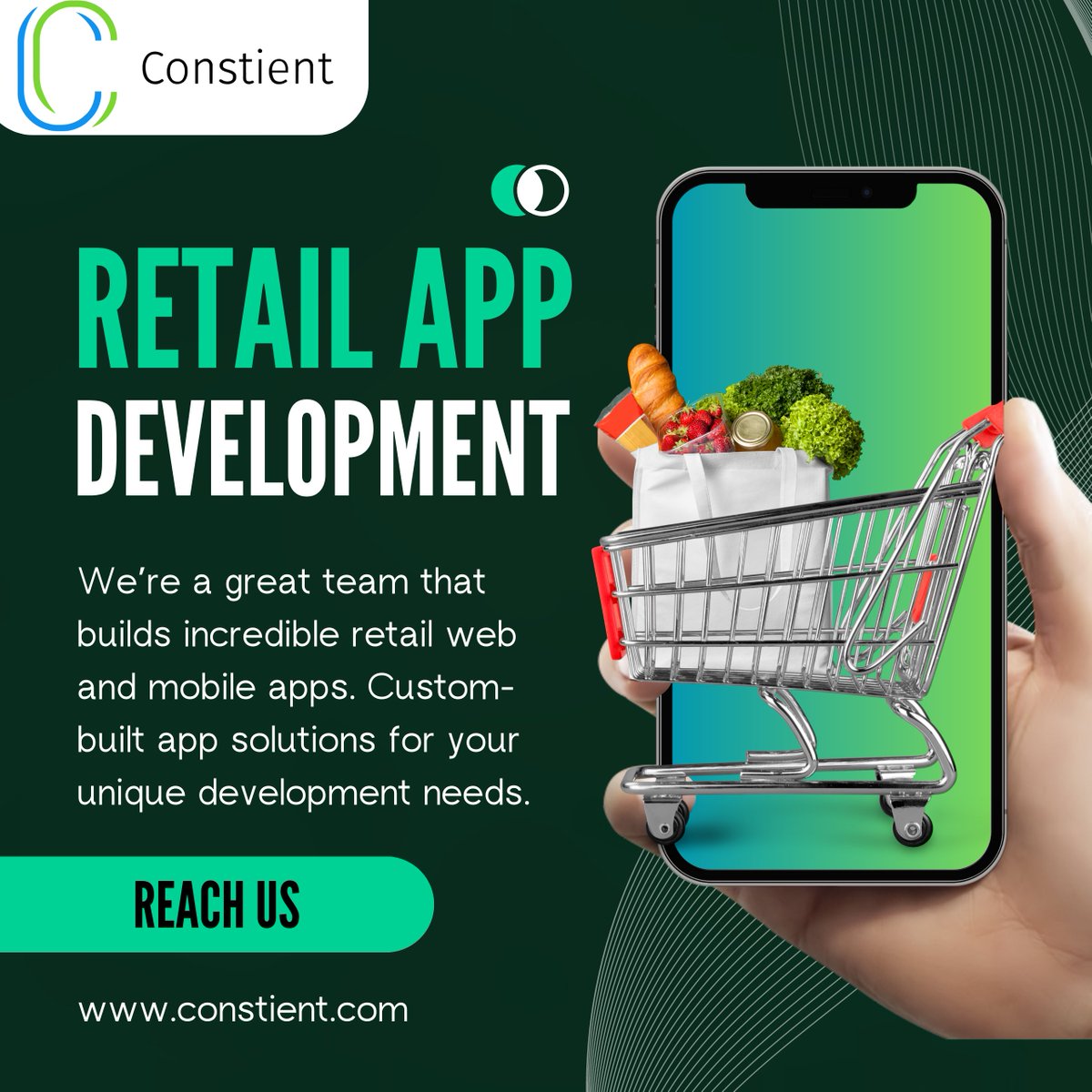Get the best-in-class retail app developers to create amazing solutions for your business or startup. Bring your ideas to life by embracing the digital transformation with your company.

Reach Us - bit.ly/3HSUXx0

#MobileAppDevelopmentCompany #MobileApp #RetailMobileApp