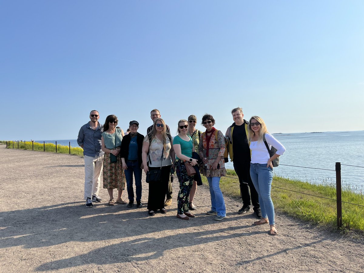 DEMOPOLproject's tweet photo. Lovely head-start to our conference with a brief excursion to the sunny Suomenlinna sea fortress! We look forward to seeing the rest of our attendees tomorrow #KAHIFI2023 https://t.co/vGzsHCSbNV