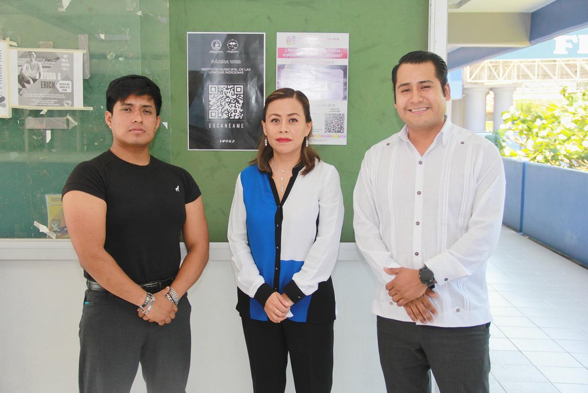 En colaboración con <a href="/defensoria_oax/">Defensoría Pública del Estado de Oaxaca</a> se colocó el cartel de servicios gratuitos y el "Formulario para traductores e intérpretes de lenguas indígenas". Gracias a la Facultad de Derecho y Ciencias Sociales - UABJO 
#IMLI  #LenguasIndígenas #ElEjemploArrastra #PorUnaCiudadEducadora