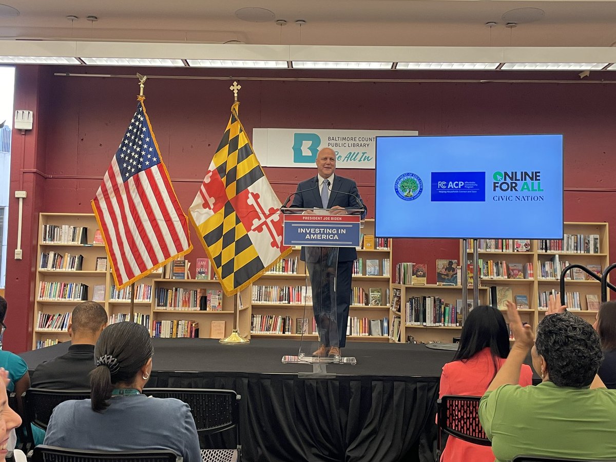 It was great to kick off our Affordable Connectivity Program Week of Action today with @JRosenworcelFCC, @CivicNation & @LtGovMiller. Thanks to @POTUS, families across the country can sign up for affordable internet at getinternet.gov. Help us spread the word.