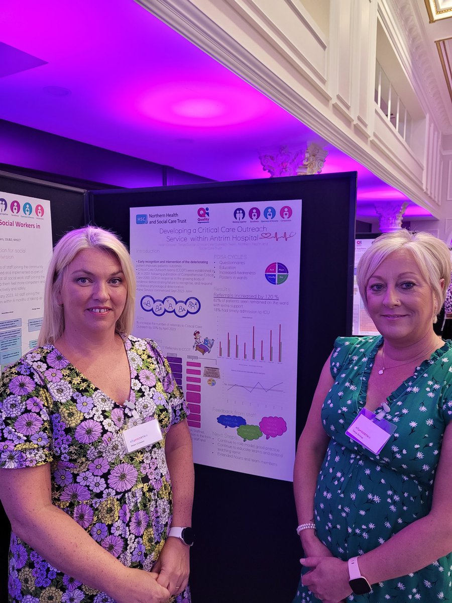 MaryDonaghy15's tweet photo. Delighted to attend SQN Cohort 4 Graduation this afternoon and join Critical Care Outreach Team and Lead Nurse and Clinical Sisters from Surgery celebrate their QI journey @NHSCTrust #QI #teamnorth Congratulations to all participants https://t.co/yJT7zrtPF7