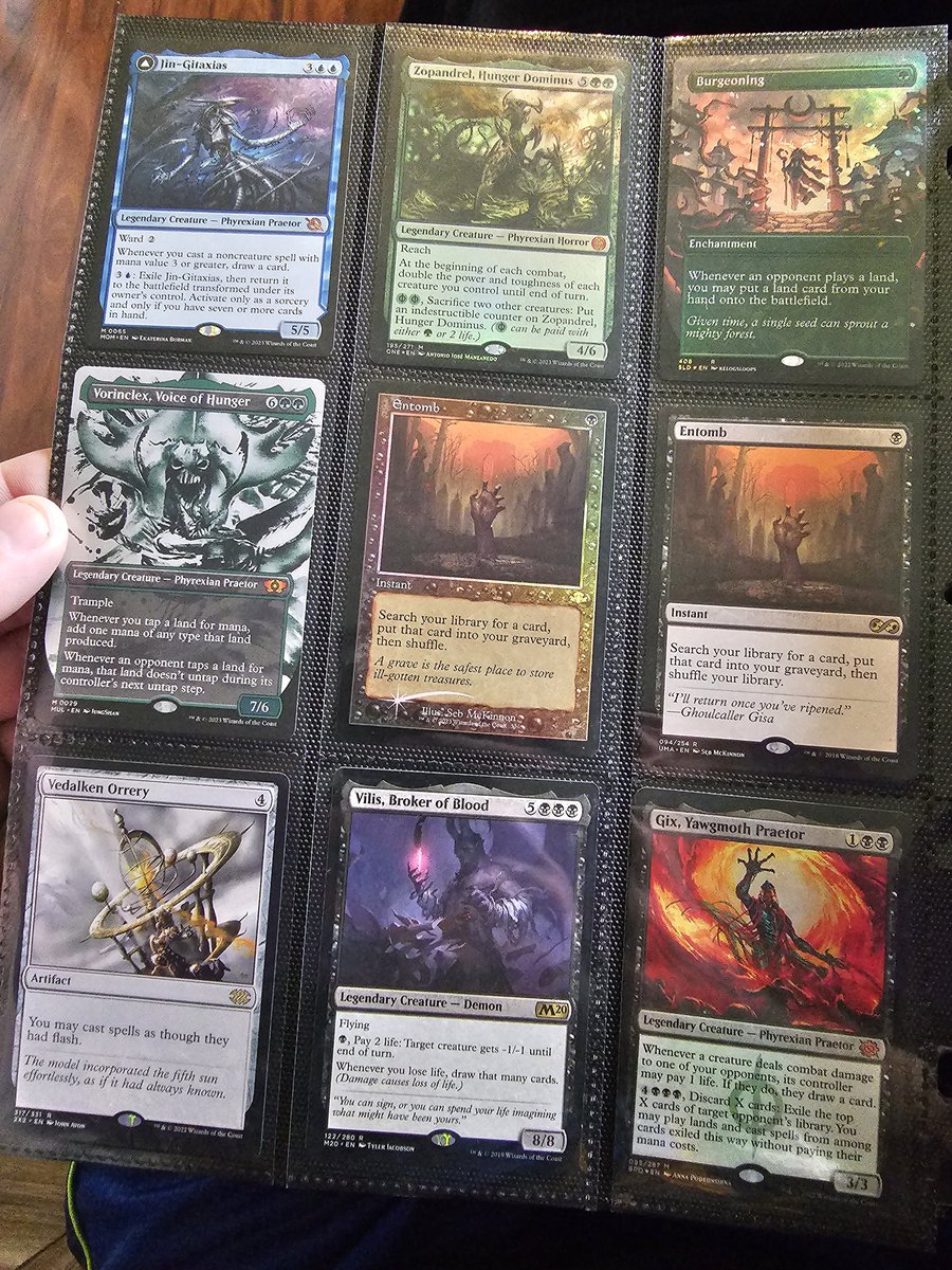iamjohnnyisrael's tweet photo. Working on organizing my trade binder for @PastimesEvents #commandfestindy https://t.co/VhCmYhxo4p