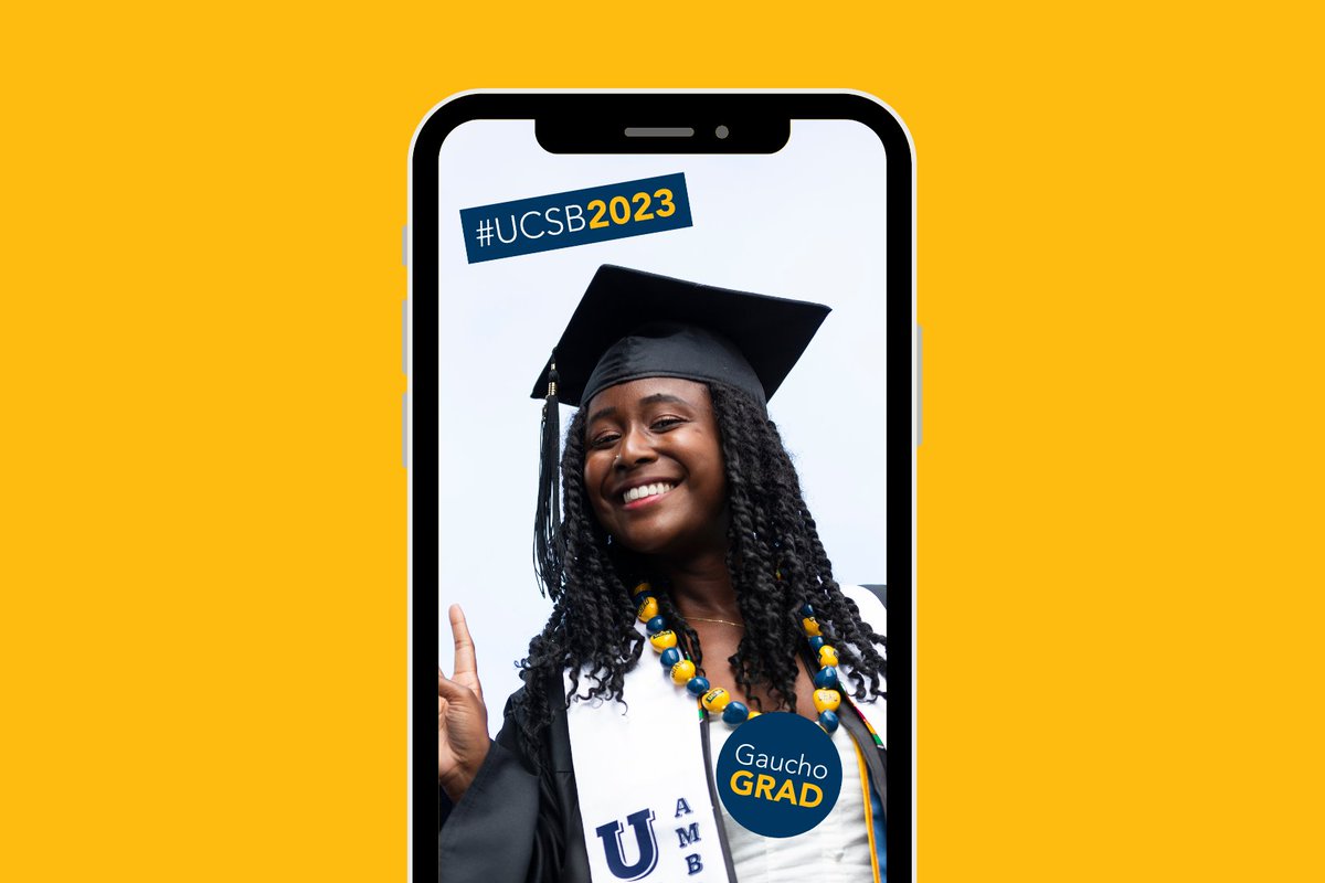ucsantabarbara's tweet photo. Gaucho grads, family, and friends: share the love and support for #UCSB2023 with fun ways to mark the occasion online! Explore the Class of 2023 playlist, GIPHY stickers, and graduate spotlights: https://t.co/AyQhUuinEv https://t.co/HUUd1NTYmA