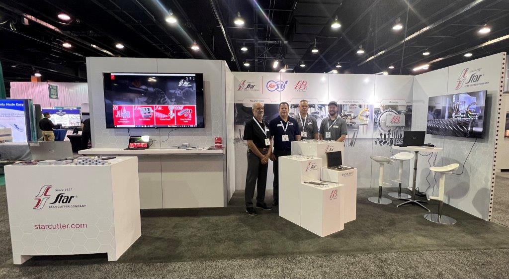 StarCutterCo's tweet photo. Visit Star Cutter (Booth 442) today and tomorrow at #OMTEC2023 to learn more about our medical solutions featuring: -  Star NXT 5-Axis Tool Grinder (paired w/ @ESPRITCAM)
  -  Drilling solutions for precision medical applications. #StarNXT #toolgrinding #drillingsolutions https://t.co/CushYRzPJd
