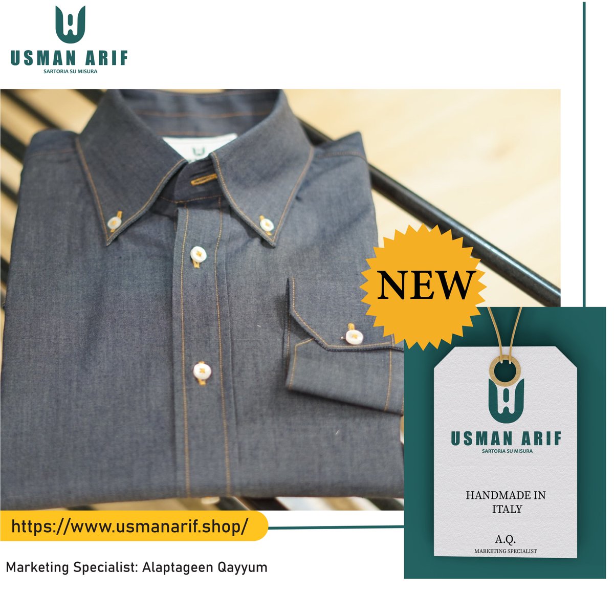 usmanarif_shop's tweet photo. Step into a world of style with our exquisite new arrival - an enchanting black denim shirt that redefines timeless fashion. Meticulously crafted from 100% cotton denim, this masterpiece boasts impeccable 3mm collar and cuff stitching, showcasing attention to detail. https://t.co/0SWCnwsgHj