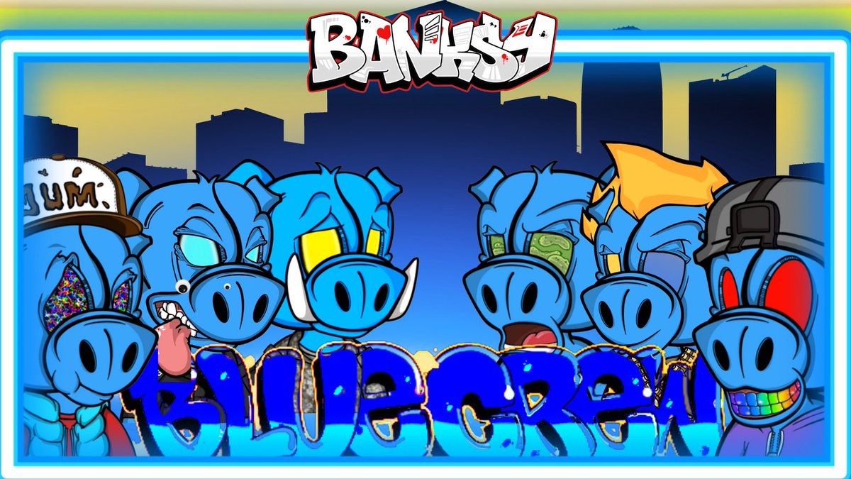 NFTMe12's tweet photo. #Banksysociety #BlueCrew
@BanksySociety @wedripz
@AiAnarchist @AllegianceSC @yamomzouse @badnfts4life @bayc1945 #TraitGame https://t.co/VEsJm5mGOl