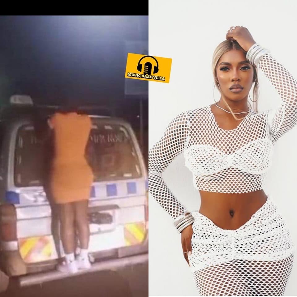 ImThatAlien's tweet photo. Tiwa savage who's s*xtape leaked in November 2022 has really suffered to blow

 Below is a photo of a girl rumored to be tiwa savage. 

She didn't have enough money to pay her transport fair so this is how she usually does before she could catch up with her shows. https://t.co/bhCkcZVH3P