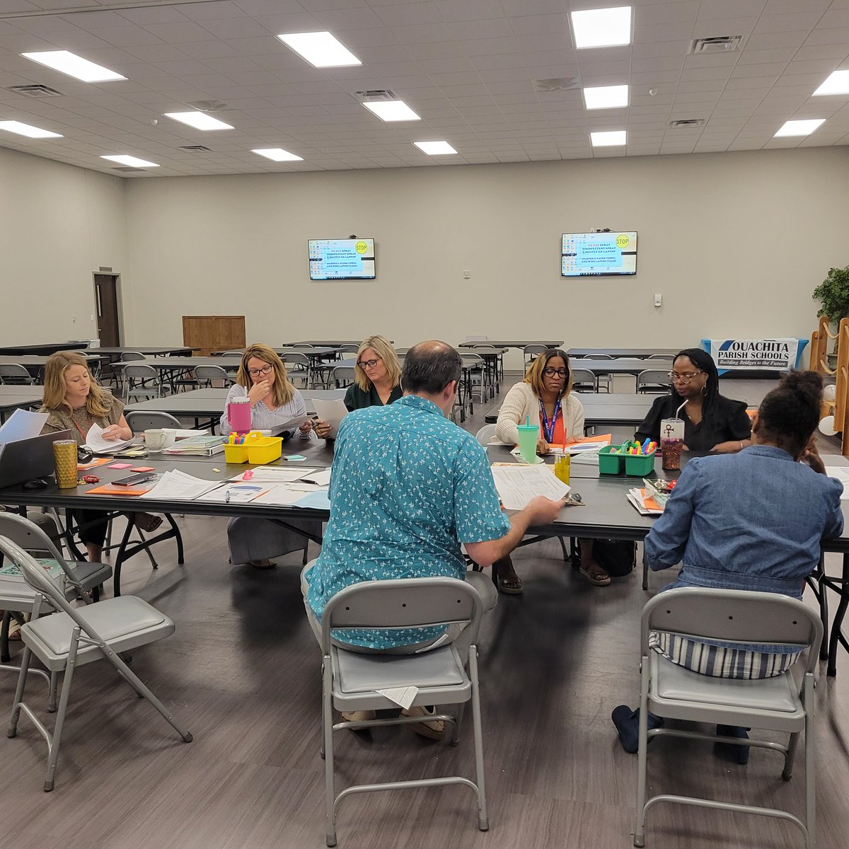 TheresaHamiton's tweet image. .@NIETteach spent time with Ouachita Parish district leaders reflecting on their actions &amp;amp; the impact of those actions on leader/teacher practices &amp;amp; student outcomes.
#TheNIETway @intrepid898