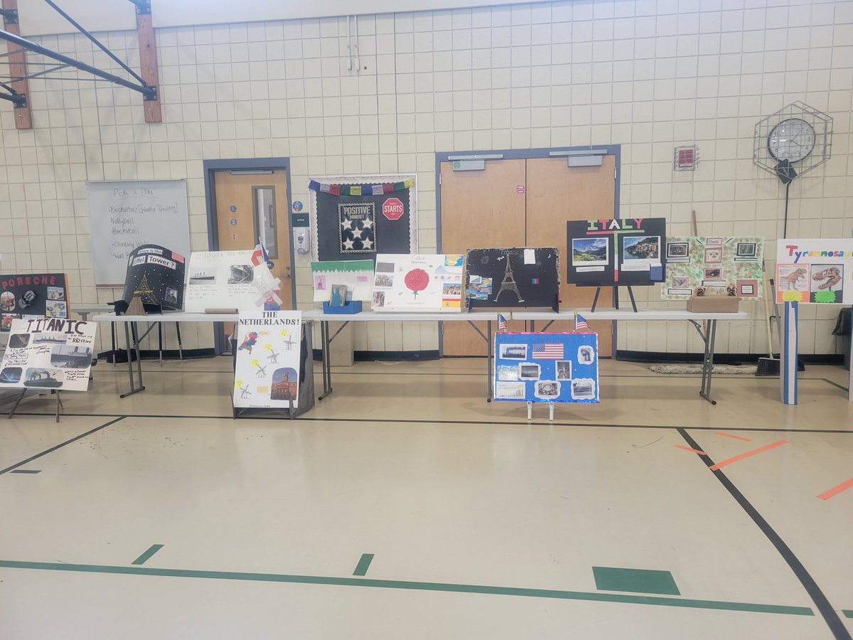 Grade 4 Nonfiction Fair Open 1-1:45 today in the Gym. Come in Door 3 😁 <a href="/BartonPto/">Clara Barton PTO</a> <a href="/OXPS_Supt/">Michael Lucas</a>