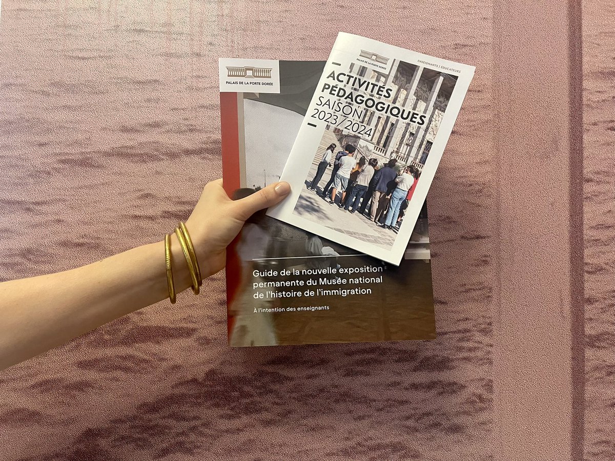 🎓 Lancement du vernissage enseignant au nouveau Musée national de l’histoire de l’immigration ✨
