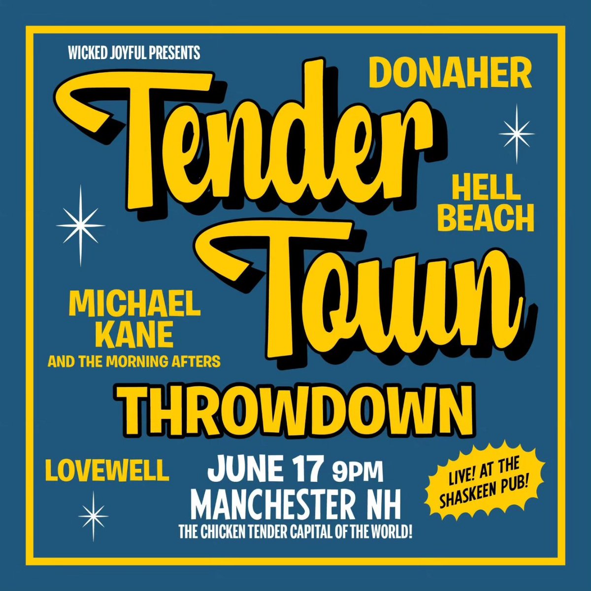 Love me tender...this weekend!! <a href="/DonaherTheBand/">DONAHER</a> and friends
