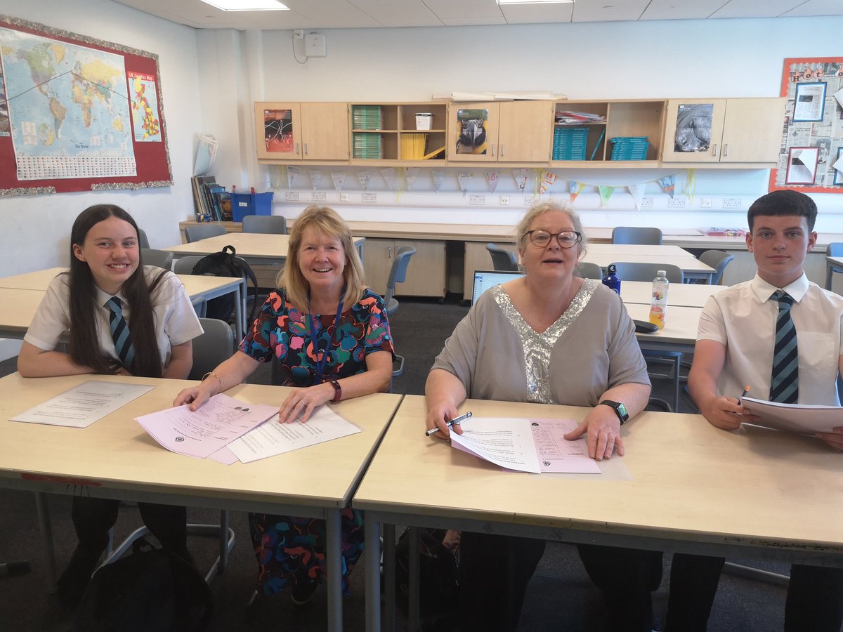 Our panel have been very impressed with the pupil leadership team candidates. We are now down to 8 candidates with voting opening on Friday during period 1 #uncrc #article12 #ambition #inclusion <a href="/_stcolumba/">St.Columba's HS, Gourock</a>