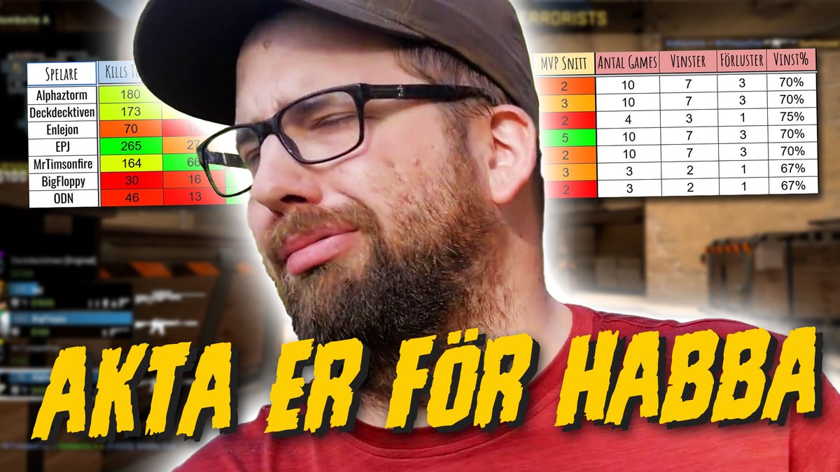 Nu är det CS:GO för hela slanten! <a href="/Habbazutt/">Habbazutt</a> fick mersmak och är med idag igen

📺youtube.com/argaskanskaman…