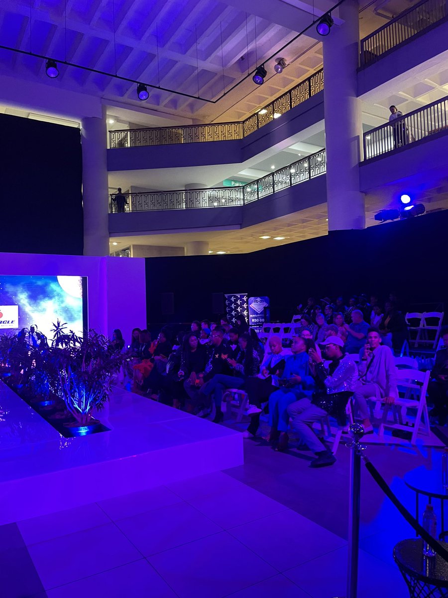 So excited to see all of the fashion tonight at the @hollywoodbets Semi Final fashion show 🤩💜🪡 #HDJ #OutOfThisWorldZA