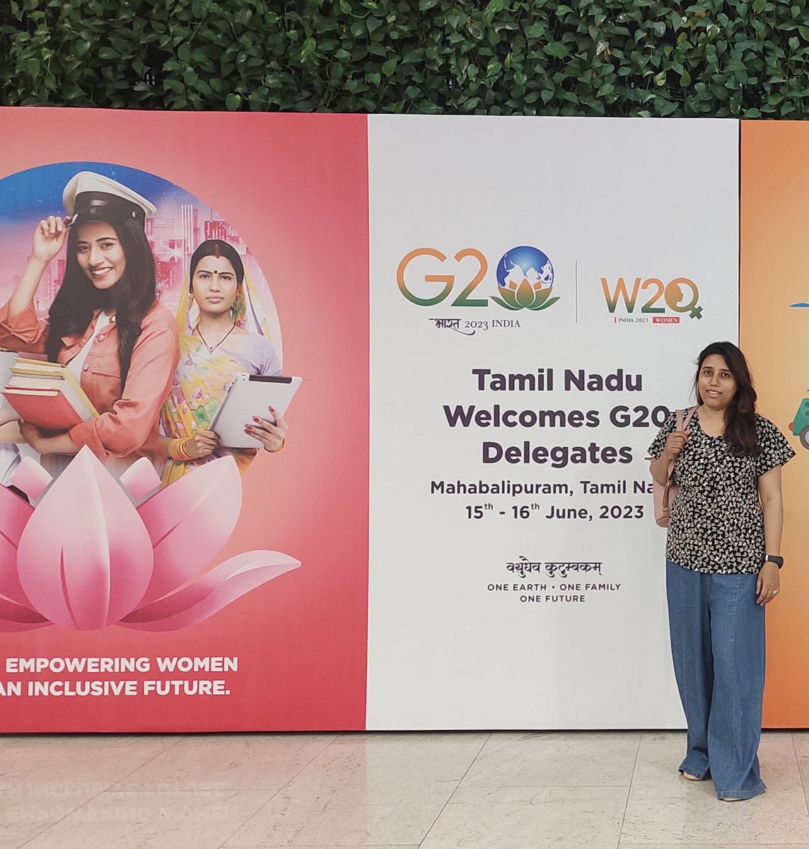 ArpitaSharad's tweet photo. Honoured to be participating in the #W20Summit at Mahabalipuram, Tamil Nadu
@w20org @g20org @G20_Bharat @SandhyaPurecha @dharitri @commr_csmc @AurangabadSmart @CSNCityPolice @fly_high_IXU https://t.co/XS33t7ymEI