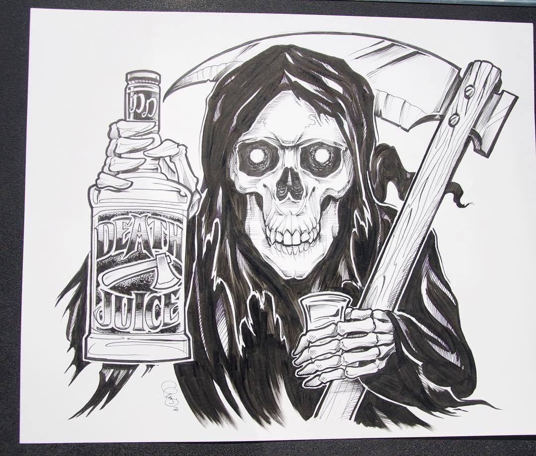 Damncoyotechris's tweet photo. DEATH DEFIED
Here is a sample of the #classicillustration set i made for the first batch of #deathdefied #apparel brand a few years ago.
Need #rad #art? Get at me! https://t.co/CYx0NBRK88