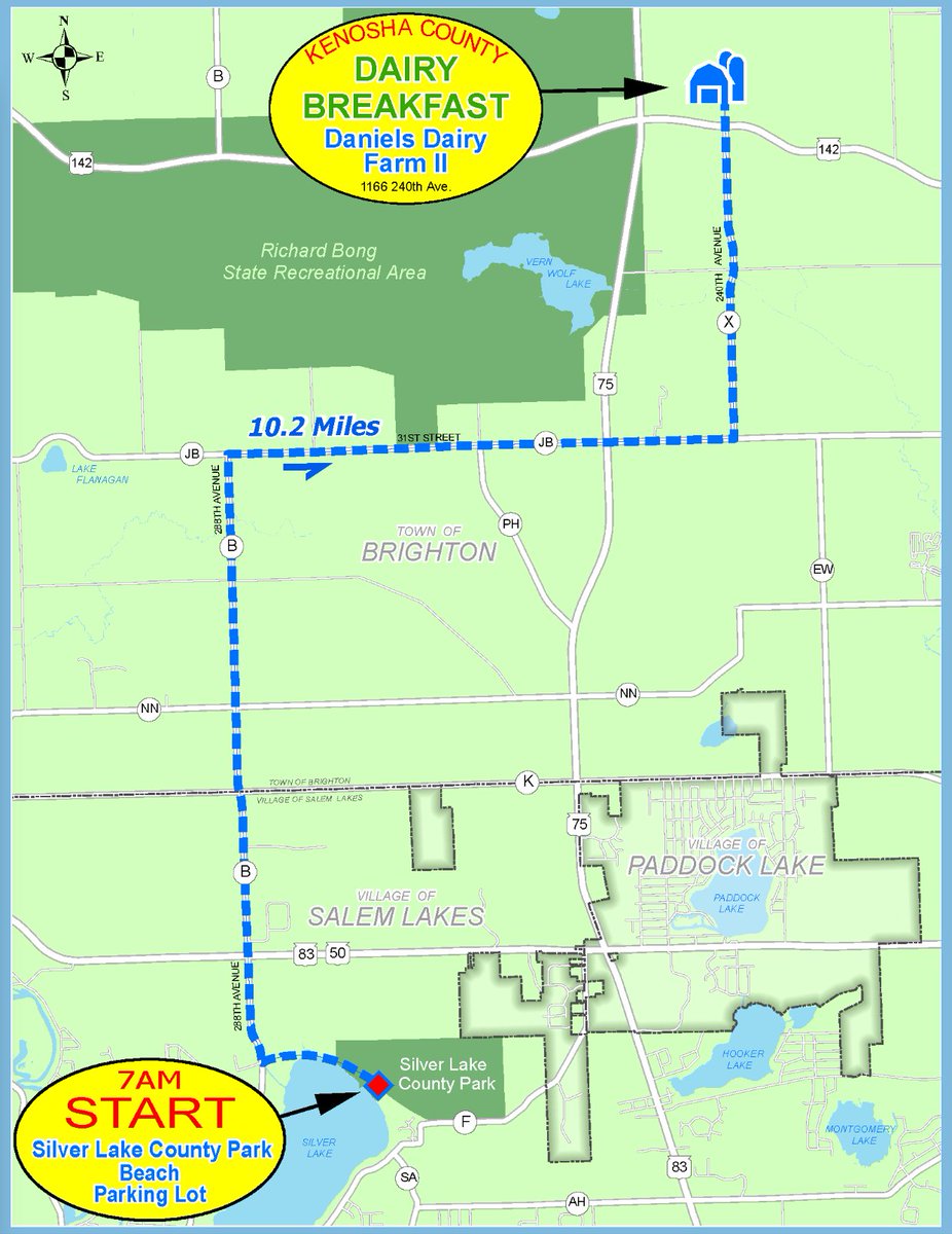 KenoshaCounty's tweet photo. Here's the route map: https://t.co/S21N10mvPm