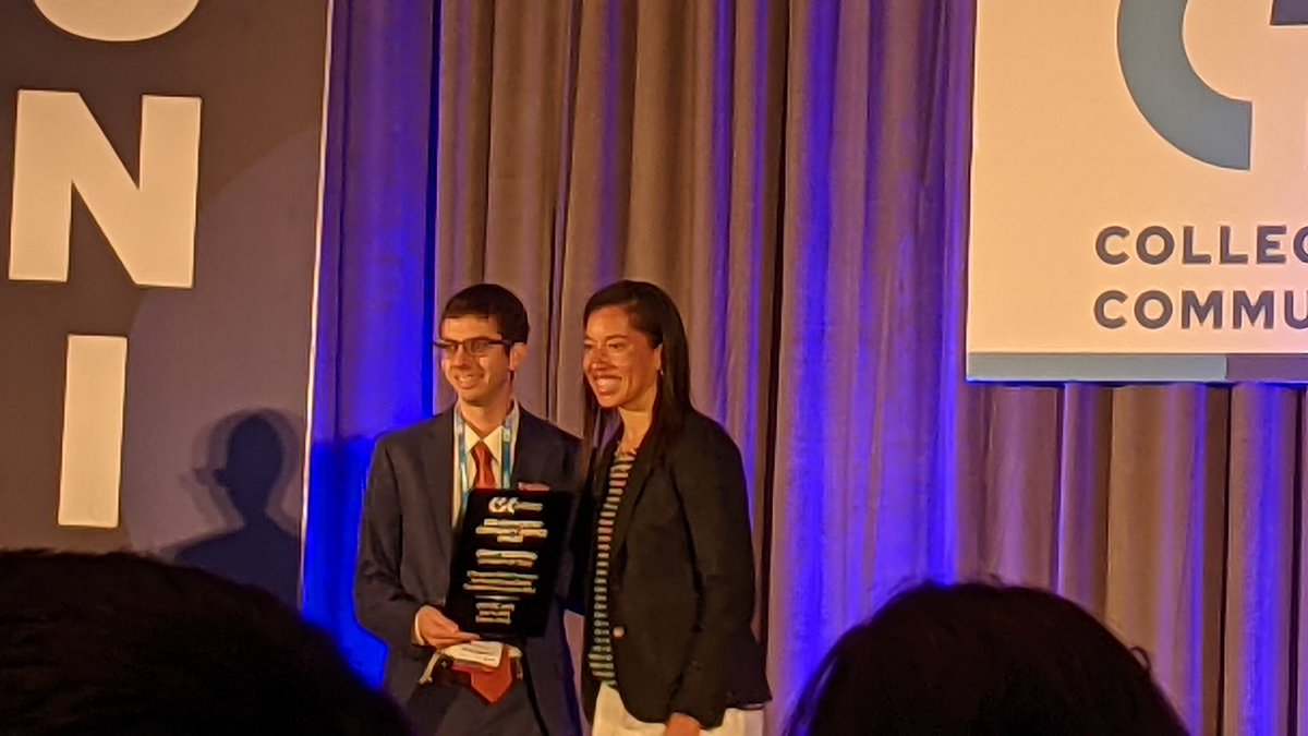 WendyAMayer's tweet photo. That feeling when you get to help honor some of your best friends for being amazing at their jobs. I am blessed to have these three men in my life. #SIDfamily #cscunite23 https://t.co/Vudsf9M30w