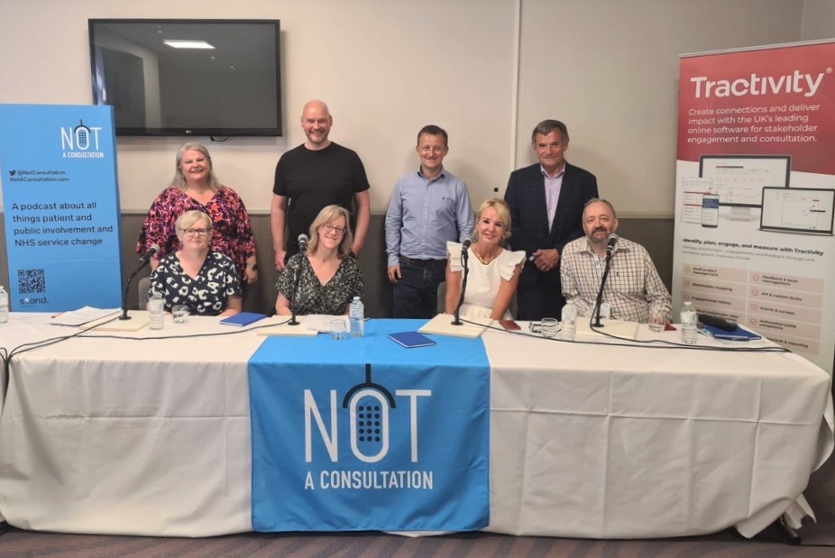 Tractivity_SRM's tweet photo. We're here! #notaconsultationlive is starting 🎙️ with hosts @PaulPEsq and @CarolineLatta. 

#engagement #Stand #Tractivity #NotAConsultation
@NotConsultation https://t.co/ue1Yjx2t14