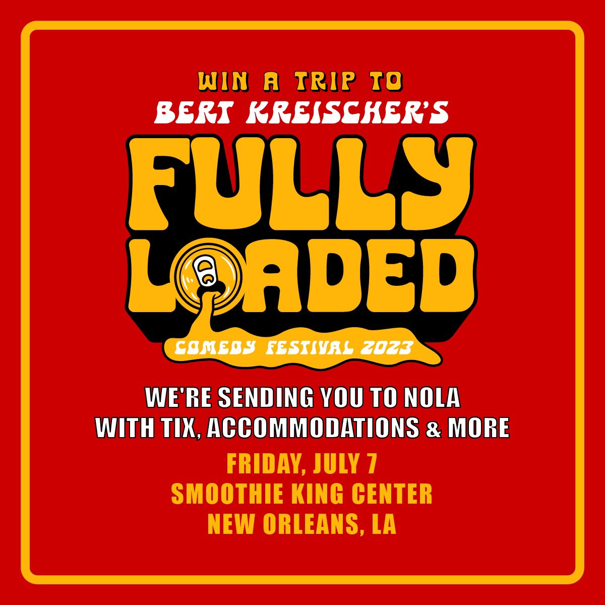 Wanna win 2 VIP tickets + travel + hotel to @fullyloadedfest in New Orleans? Enter here: network.dostuffmedia.com/events/2023/6/…

@bertkreischer @marknorm @TiffanyHaddish @bigjayoakerson @thatchaddaniels @ralphbarbosa03 #RosebudBaker @ciphasounds
