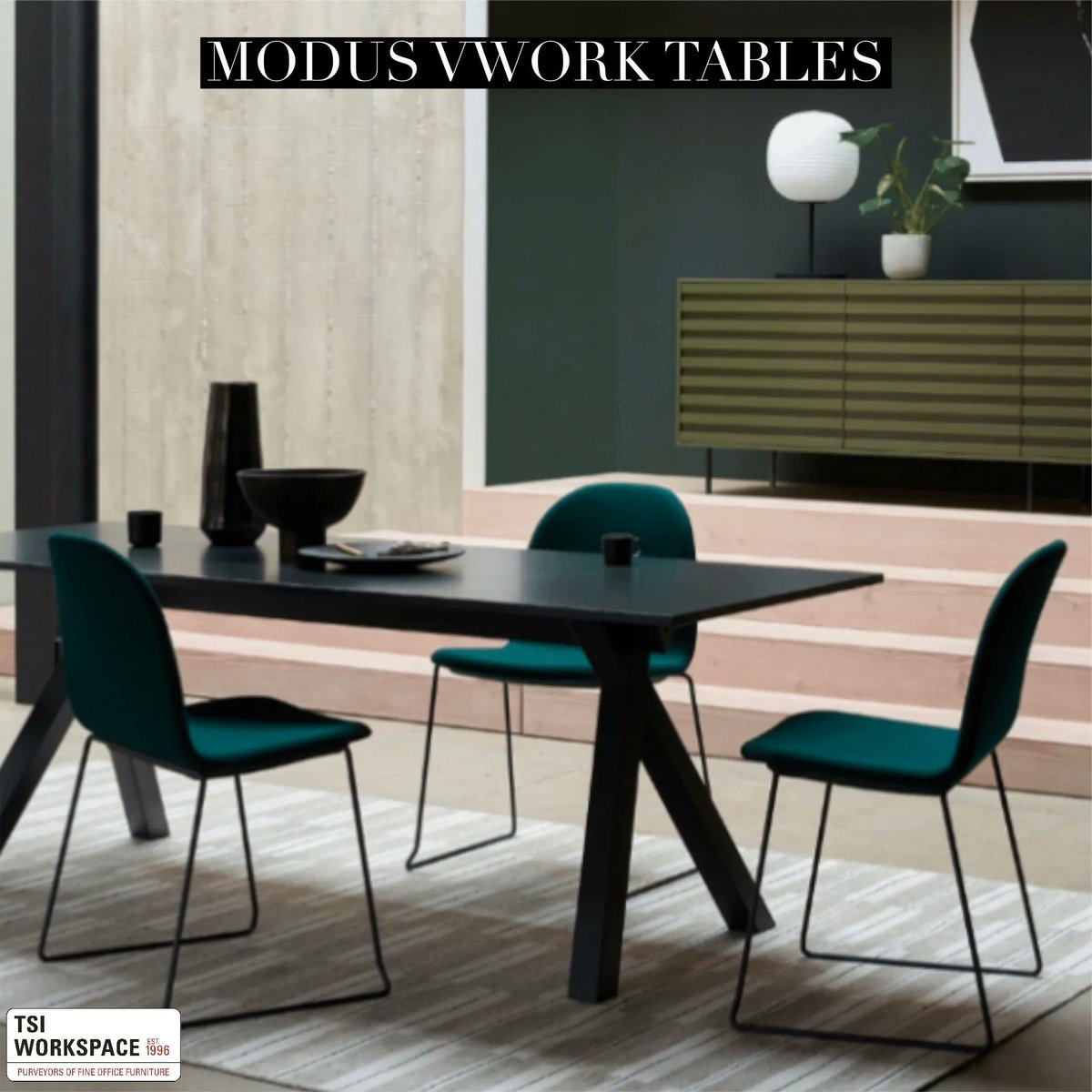 Modus VWork Tables

Modus VWork Tables, named after its distinctive V-shaped joinery, was born from parent product VTable. Sold as standalone

bit.ly/2l34jz3

#furniture #commercialfurniture #designerfurniture