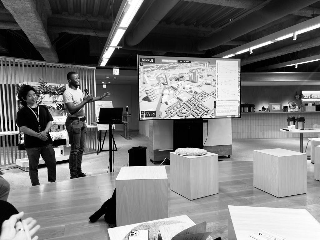 CPU:Ai (@cpu_ai_atelier) on Twitter photo Thank you to <a href="/Nikken_Global/">NIKKEN SEKKEI</a> for hosting us today. It was great meeting the members of Nikken Sekkei and presenting my final year work.
#codeyourowntools #urbanmetabolism #Tokyo #bradshawgasstrust <a href="/TheMSArch/">The MSA</a> <a href="/complexurbanism/">CPU</a>
<a href="/URAgbodan/">Ulrick Rudy Agbodan</a> Thank you to <a href="/Nikken_Global/">NIKKEN SEKKEI</a> for hosting us today. It was great meeting the members of Nikken Sekkei and presenting my final year work.
#codeyourowntools #urbanmetabolism #Tokyo #bradshawgasstrust <a href="/TheMSArch/">The MSA</a> <a href="/complexurbanism/">CPU</a>
<a href="/URAgbodan/">Ulrick Rudy Agbodan</a>