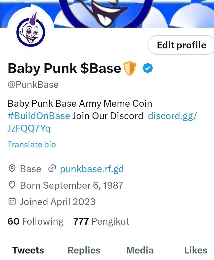 Cute number Punk🤘
Road To 1000 Follower's

#BuildOnBase #StandWithCrypto #PunkBase #Base