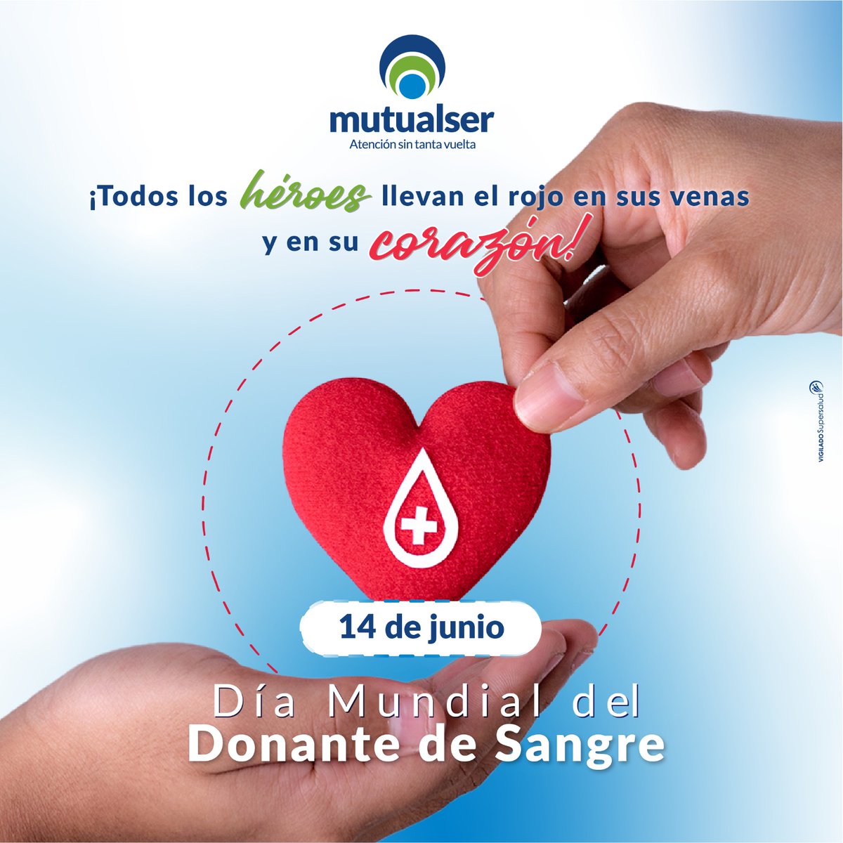 mutualser_'s tweet photo. En mutualser EPS nos unimos en el Día Mundial del Donante de Sangre.🩸
¡Porque donar es un acto de solidaridad!
#DíaMundialdelDonantedeSangre #mutualsereps #mutualpensandoenti https://t.co/BUS6JumCYF