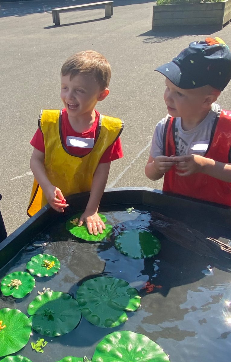 AitonPs's tweet photo. It was a lot of fun playing outdoors with the frogs and the water this morning.
#transitionvisit #newPrimary1 https://t.co/JLsqq0oyTo