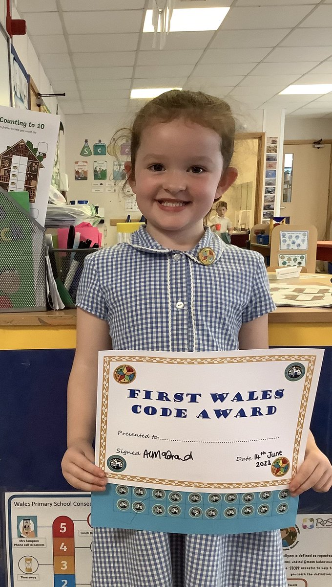 walesprimary's tweet photo. More first Wales code awards this week! Well done everyone! 👏⭐️
#walescode https://t.co/ZcimOwWIC6