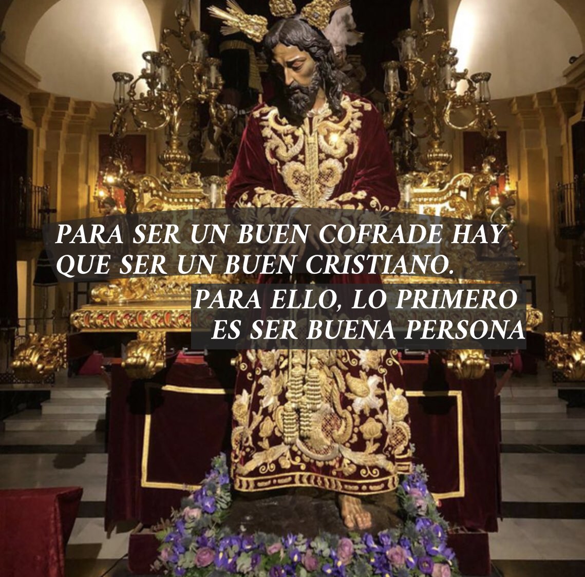 hermandadevida's tweet photo. 1º Buena Persona✔️
2º Buen Cristiano✔️
3º Buen Cofrade✔️ https://t.co/QfmePX0Hz5