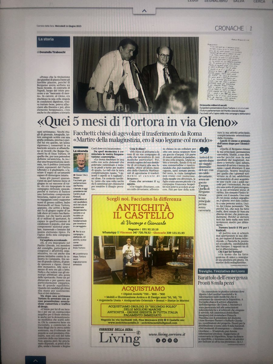 Beppe Facchetti tweet media