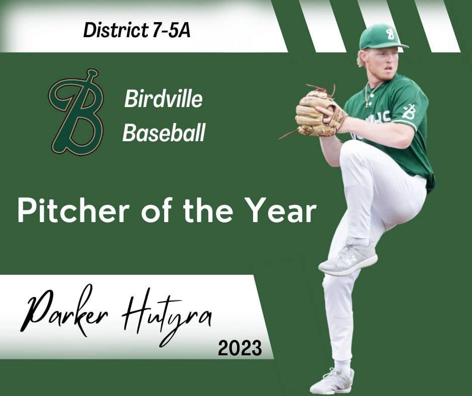 Congrats <a href="/PHut07/">ParkerHut07</a> District 7-5A 2023 Pitcher of the Year!