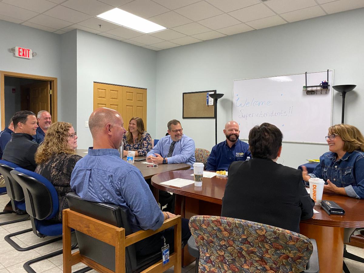It was great being able to attend the superintendents meeting to hear the issues and concerns that they are having in their districts. I am excited to see how we can all work together to make sure these issues are being taken care of for a better future for our children.