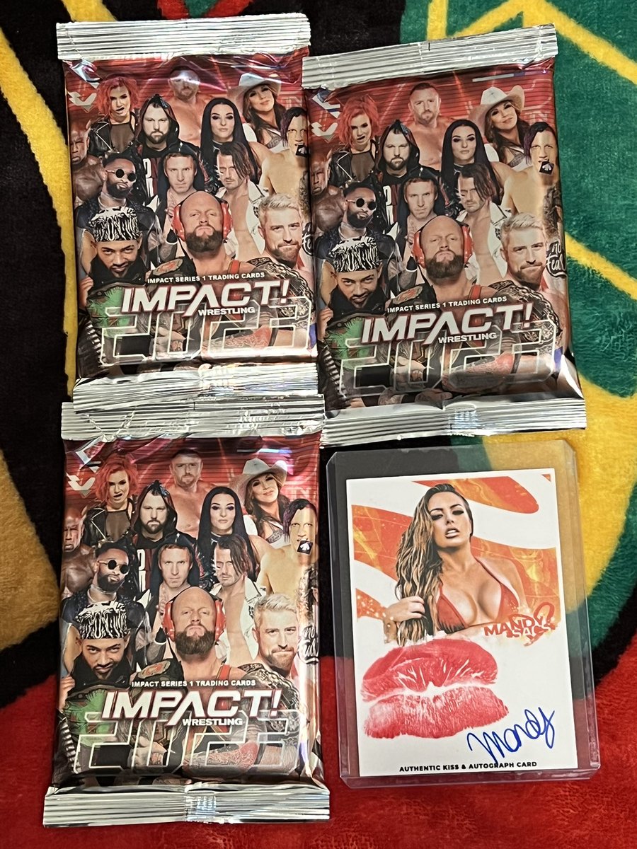 A different flavor this week on #WrestlingCardWednesday @IMPACTWRESTLING @mandysacs